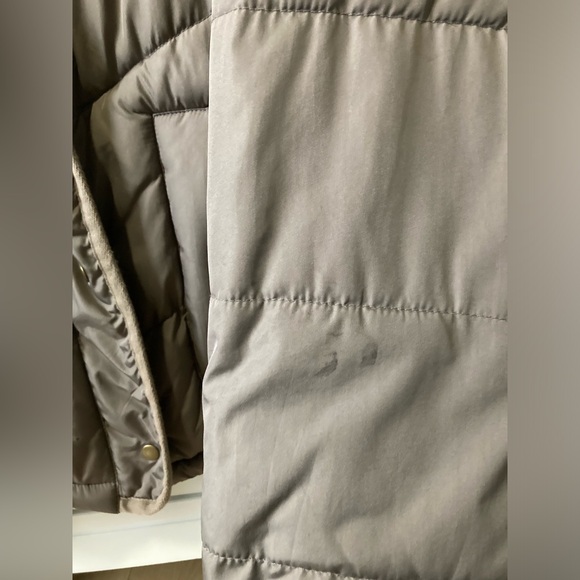 Oversized Taupe Puff Jacket - Picture 4 of 4